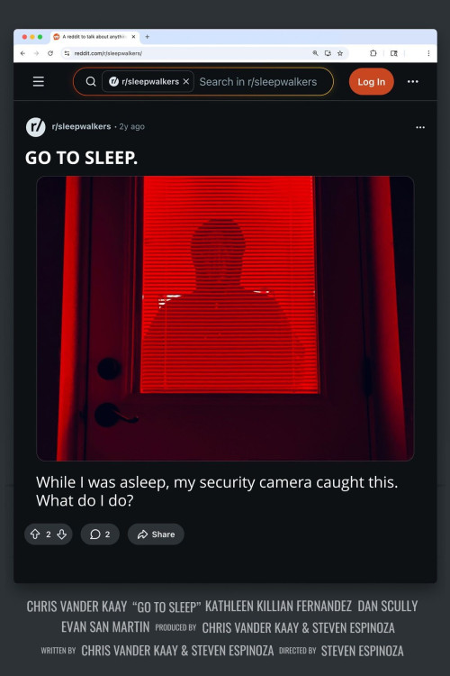 Go to Sleep. poster